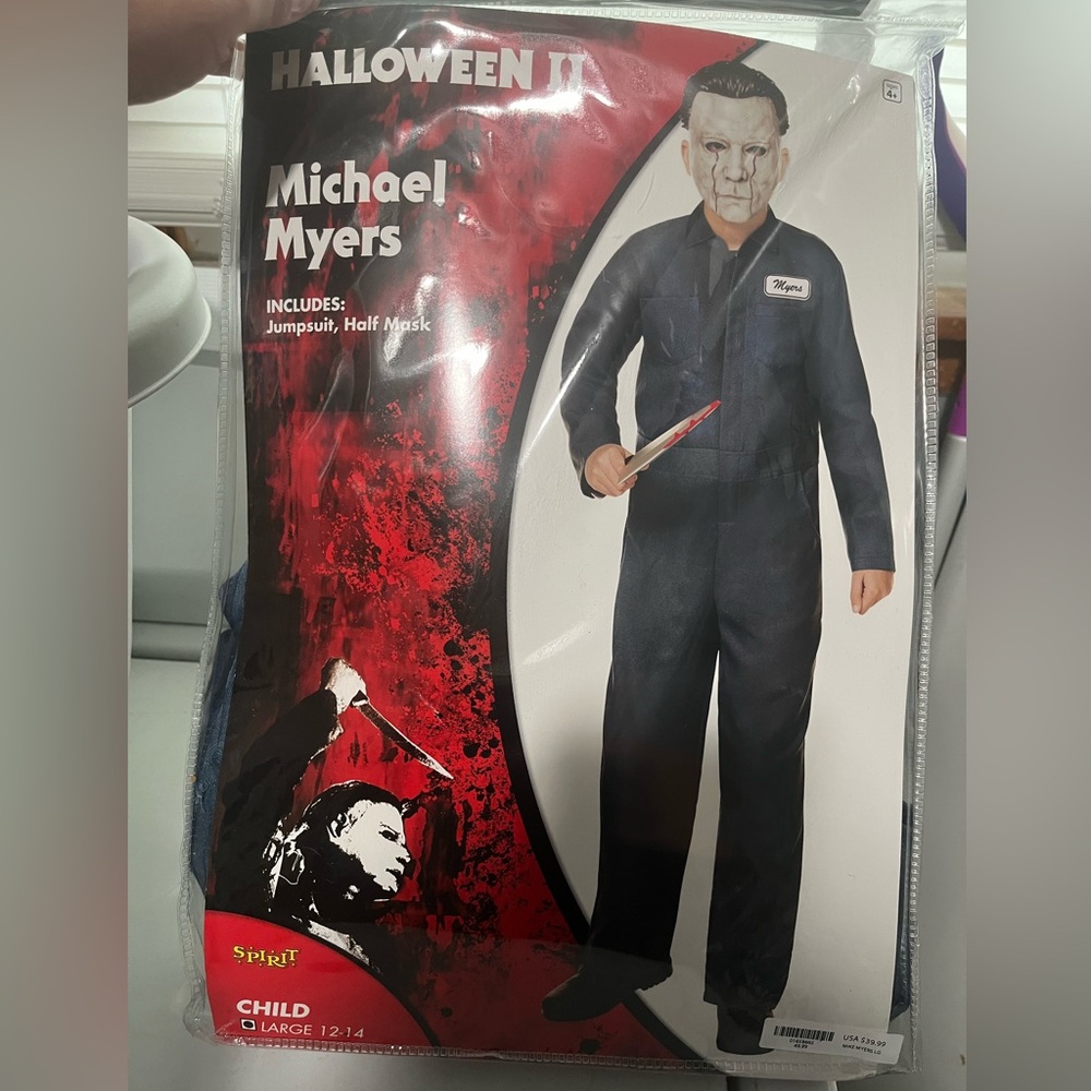 Spirit Michael Myers Kids Costume - Navy and White